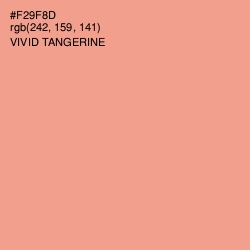 #F29F8D - Vivid Tangerine Color Image